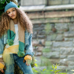 Kids Fingerless Fold - Over Mittens - Cabbages & Kings