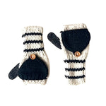 Kids Fingerless Fold - Over Mittens - Cabbages & Kings