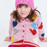 Multi Hearts Cardigan - Cabbages & Kings