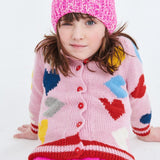 Multi Hearts Cardigan - Cabbages & Kings