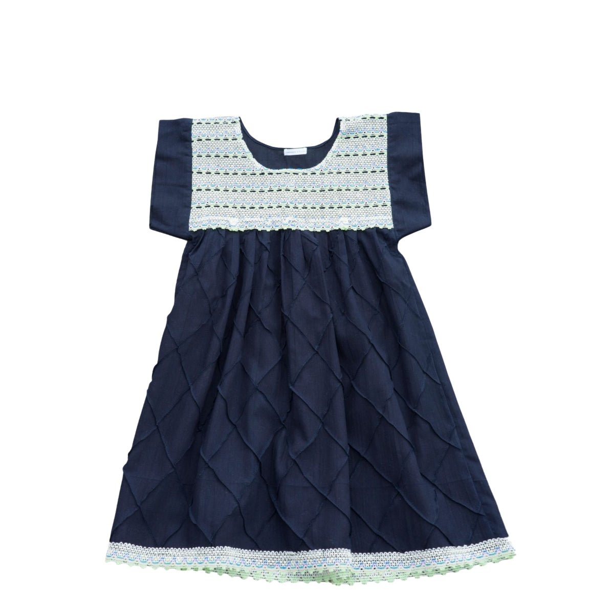 Natural Scalloped Dress - Cabbages & Kings