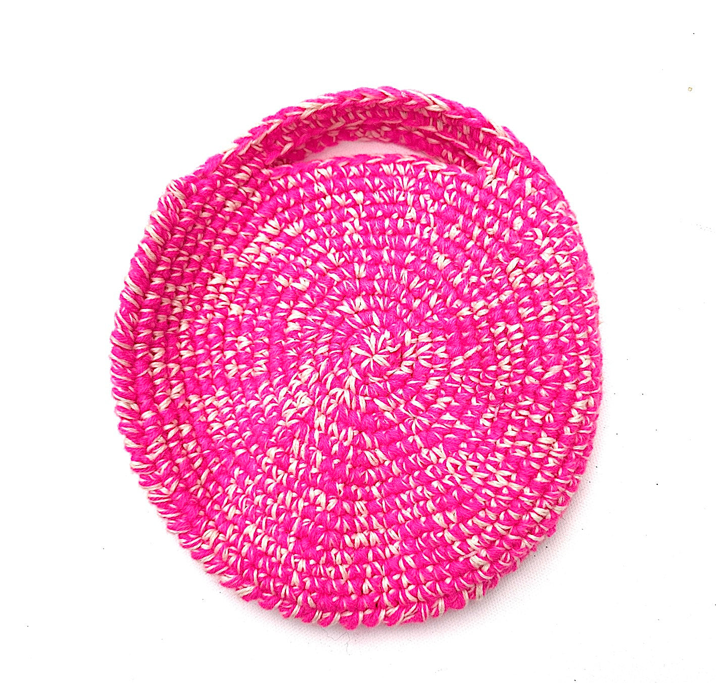 Hand-Knit Cotton Bag