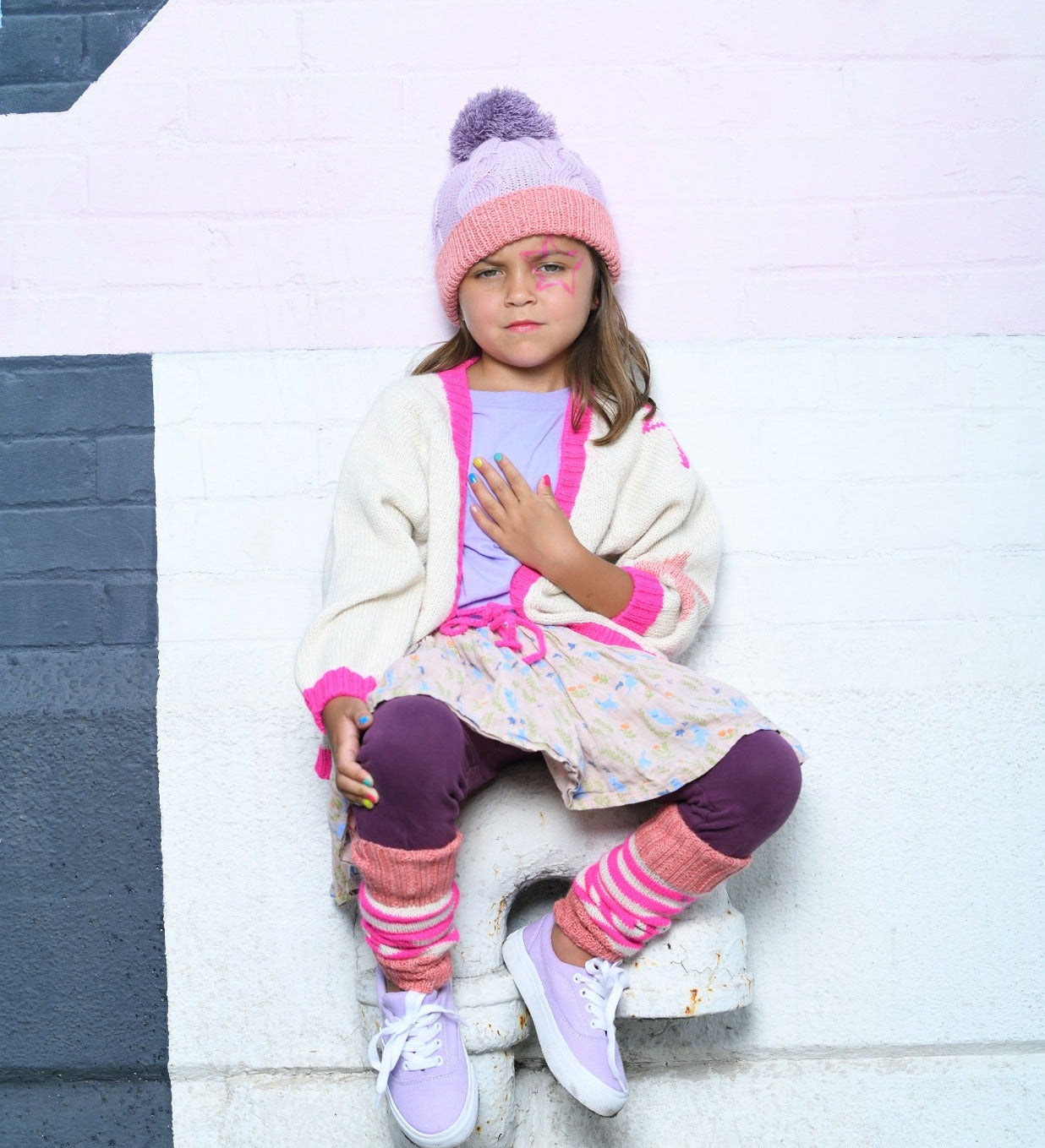 Nuevo Cable Pom Hat - Cabbages & Kings