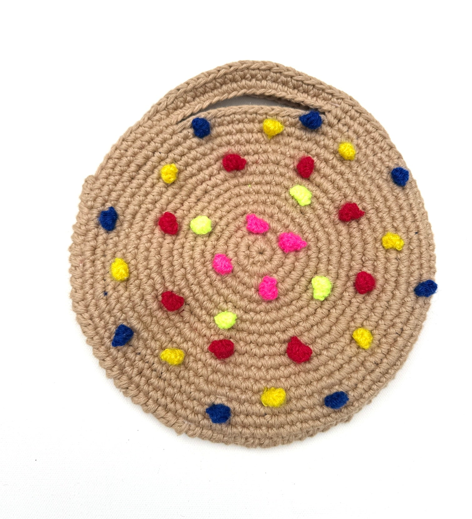 Hand-Knit Cotton Bag