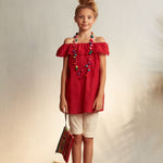 Off The Shoulder Dress - Cabbages & Kings