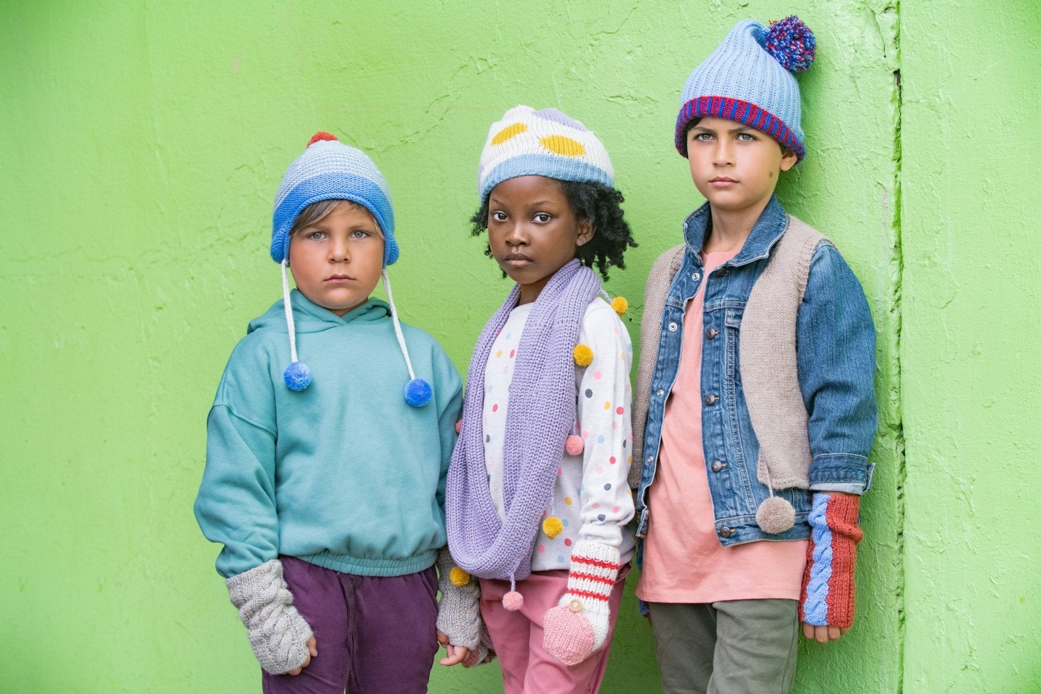Polka Dot Pom Hat - Cabbages & Kings