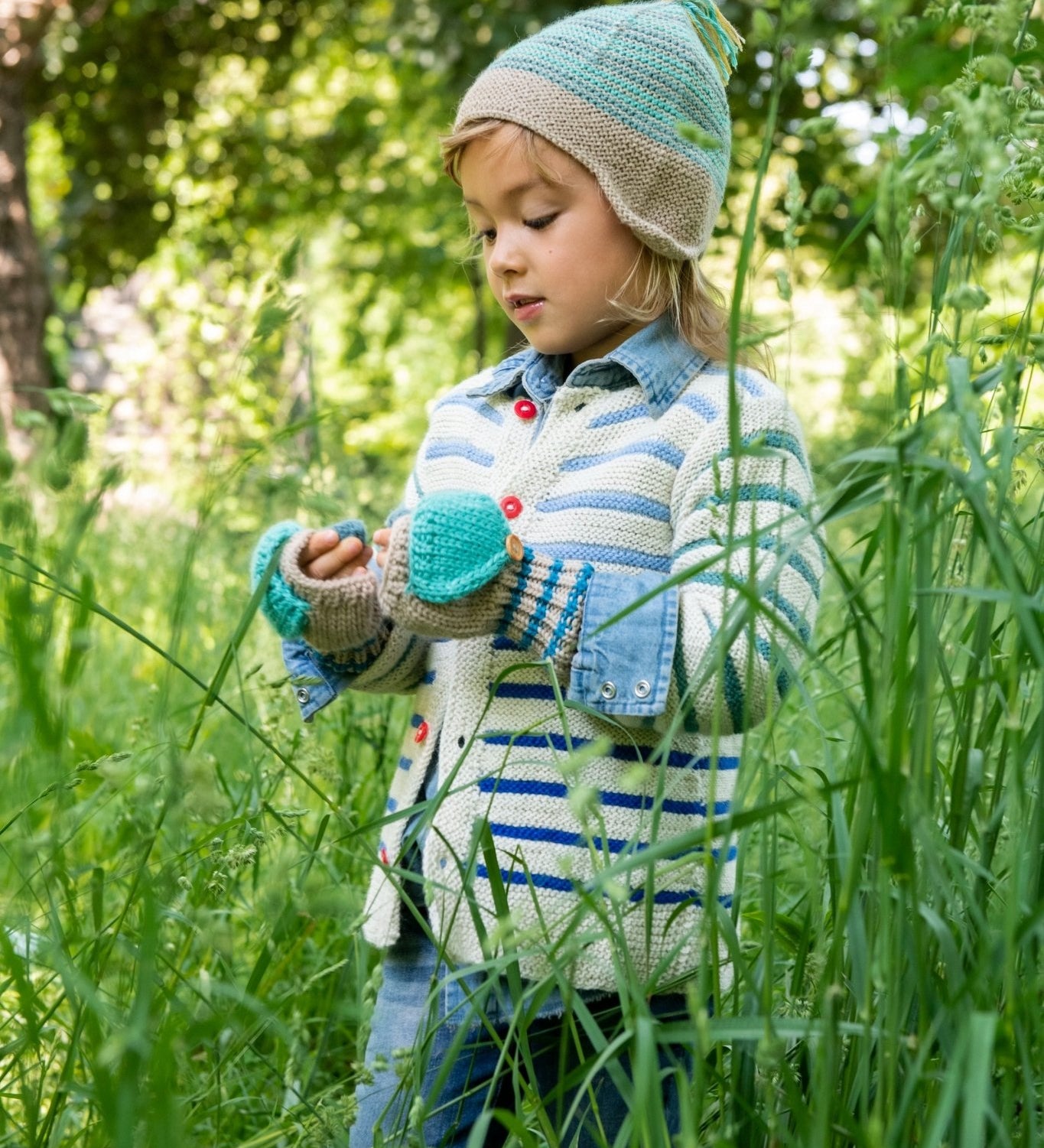 Striped Alpaca Cardigan - Cabbages & Kings