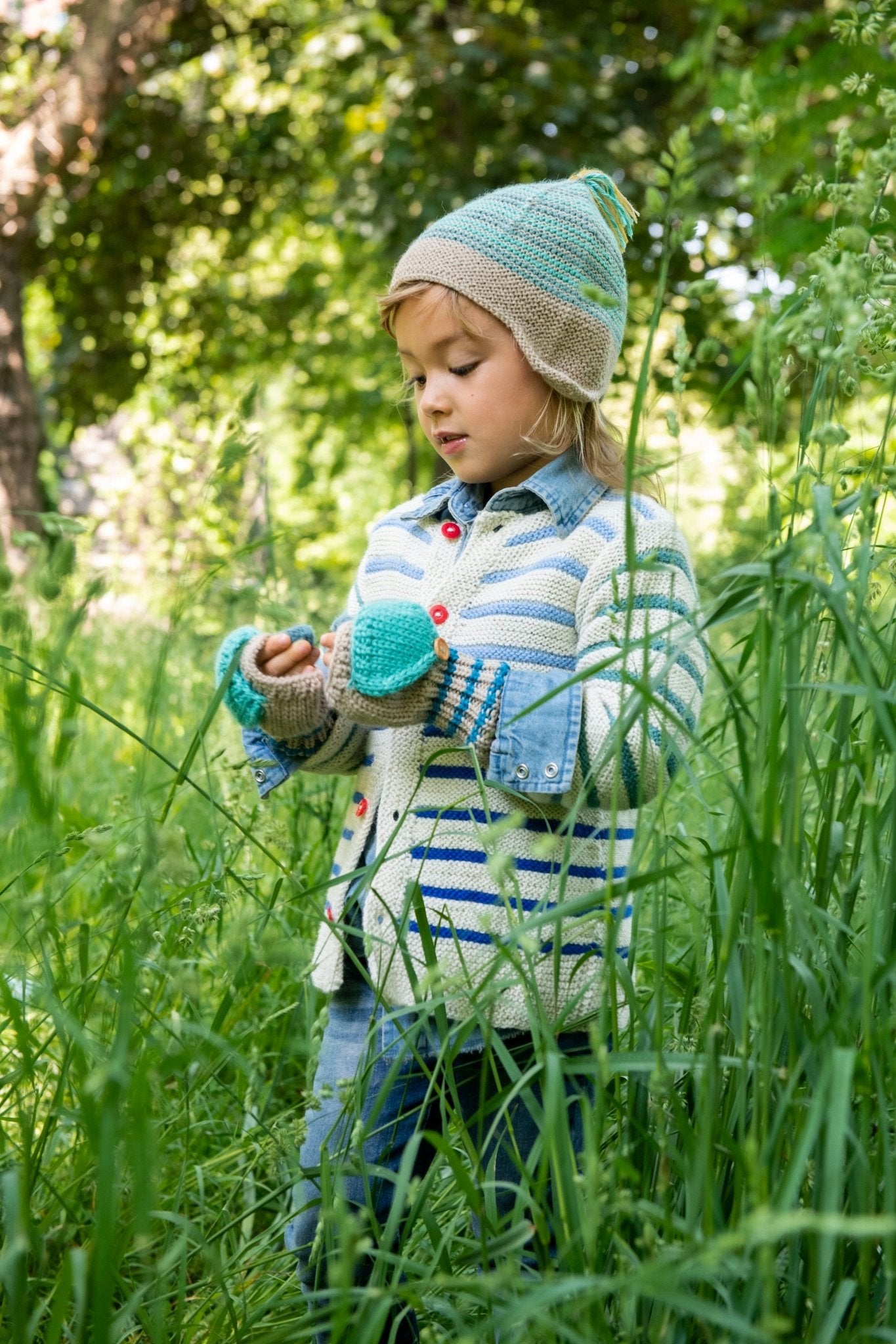 Striped Alpaca Cardigan - Cabbages & Kings