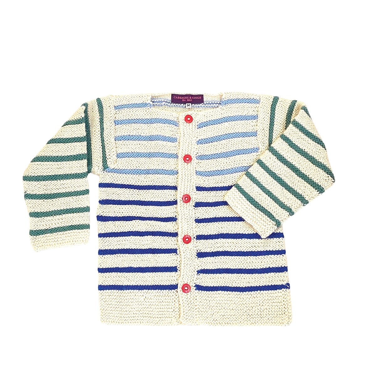 Striped Alpaca Cardigan - Cabbages & Kings