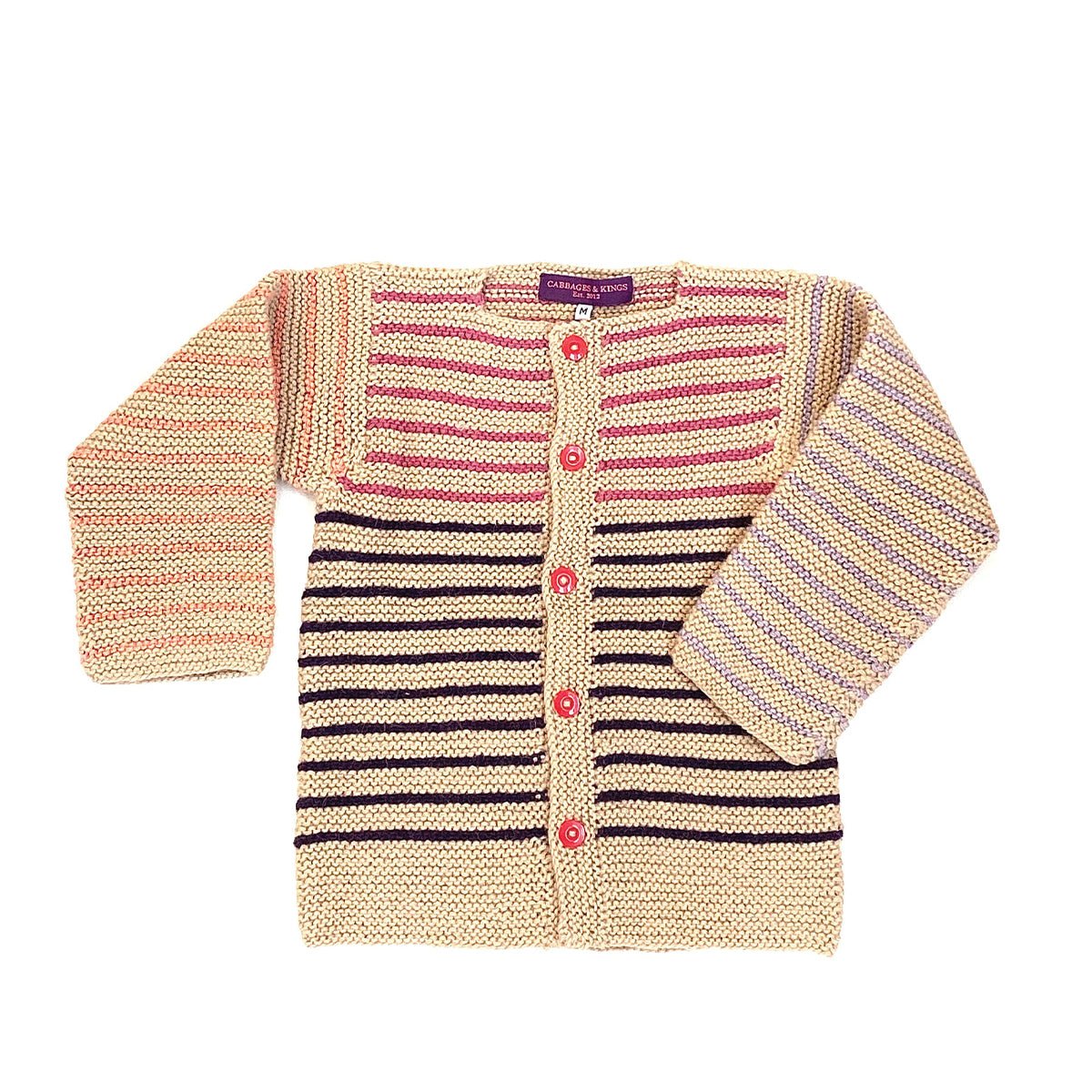 Striped Alpaca Cardigan - Cabbages & Kings