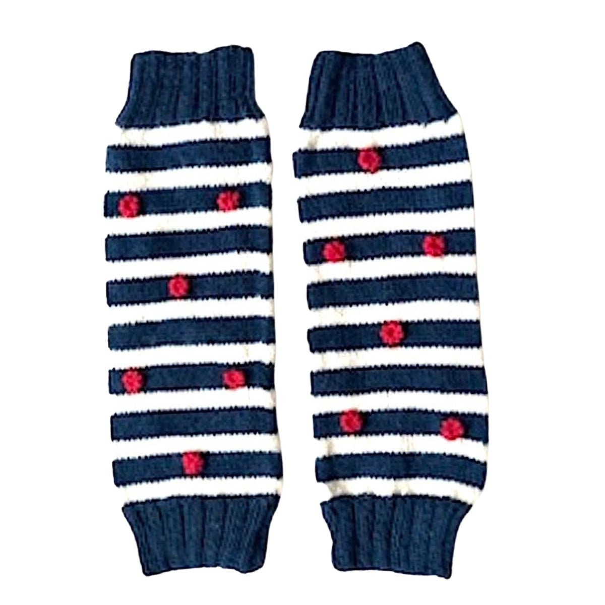 Striped Dot Leg Warmers - Cabbages & Kings