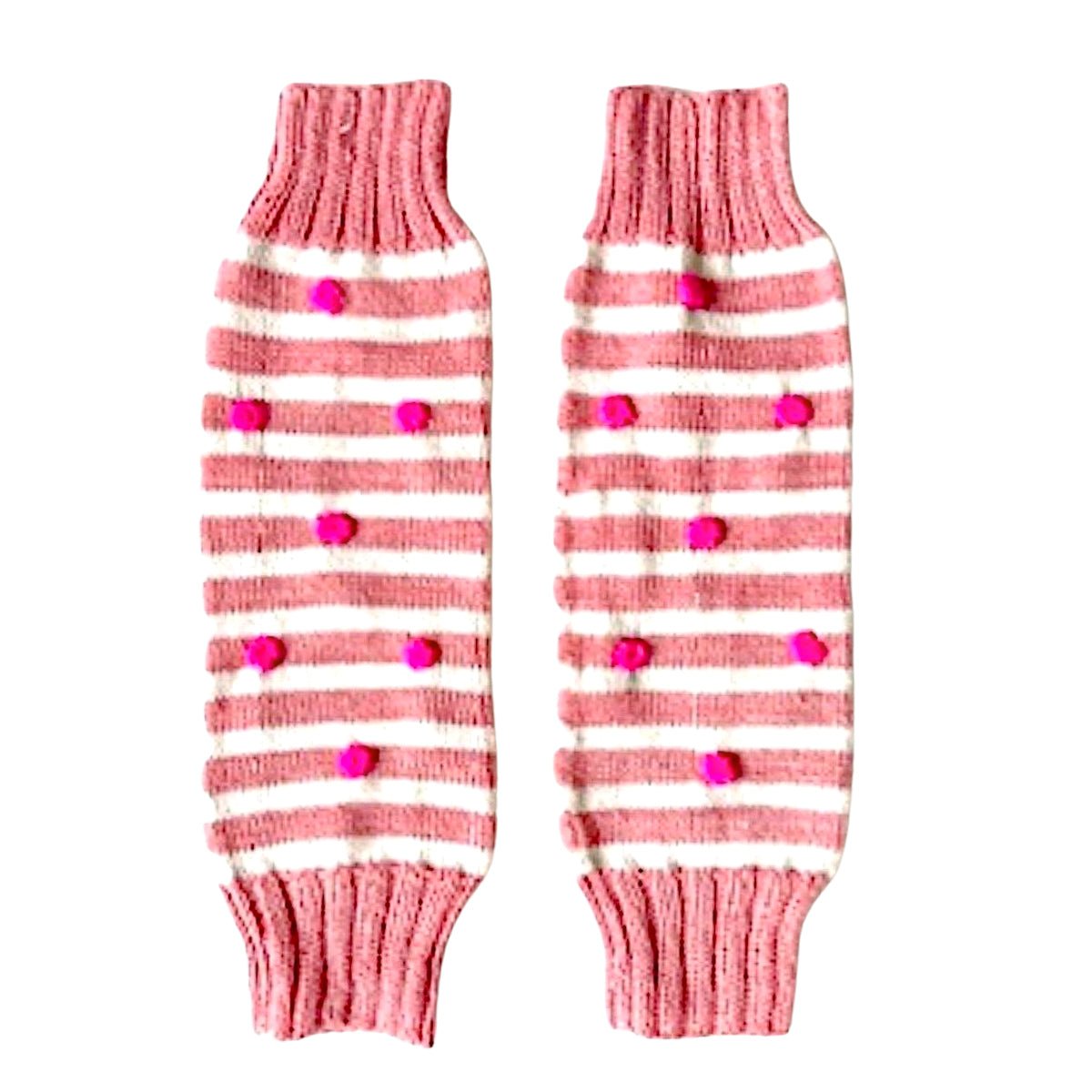 Striped Dot Leg Warmers - Cabbages & Kings