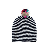 Striped Pom Hat - Cabbages & Kings