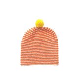 Striped Pom Hat