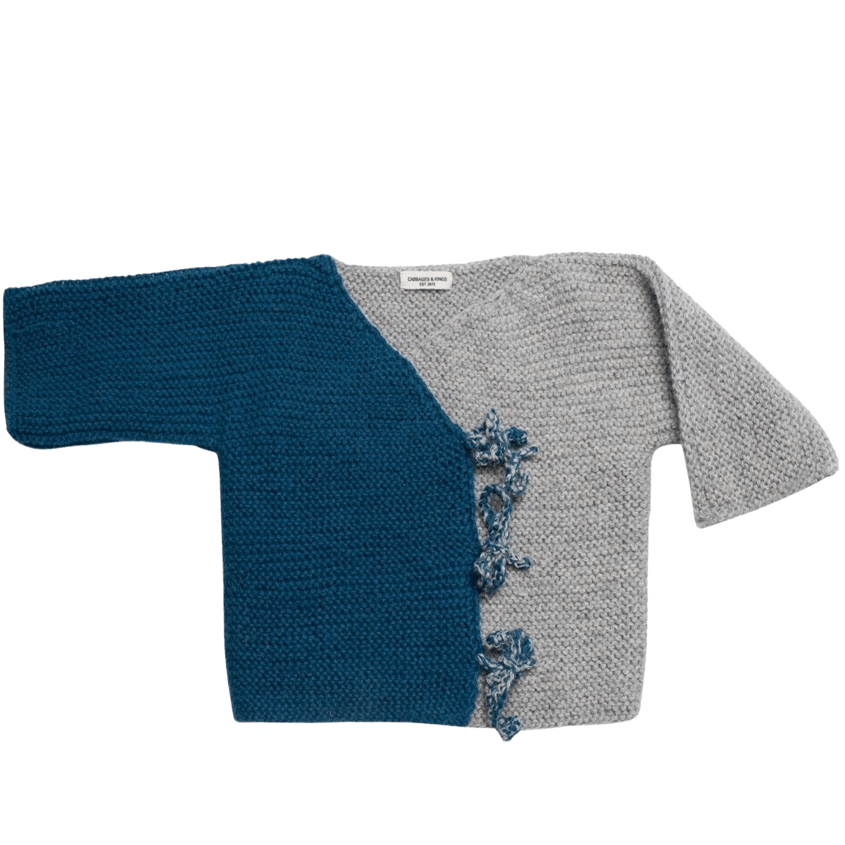 Tie Wrap Color Block Cardigan - Cabbages & Kings